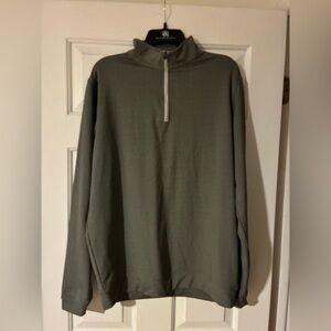 Peter Millar Men's Gray Tech Golf Quarter-Zip